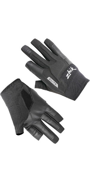 2026 Zhik Elite Full Finger Sailing Gloves GLV-26 - Anthracite